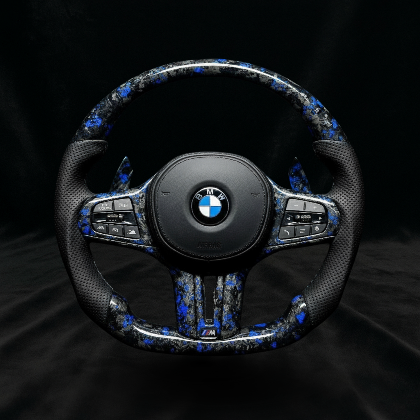 BMW G-Serie Blå Forged Carbon fiber & Skinn